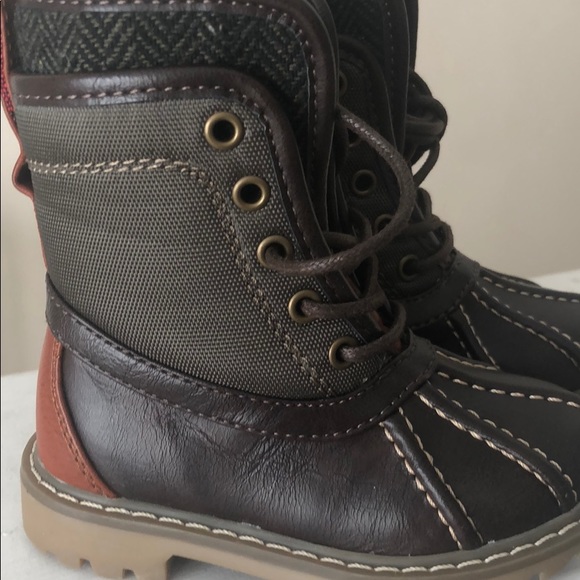 tommy hilfiger plastic boots